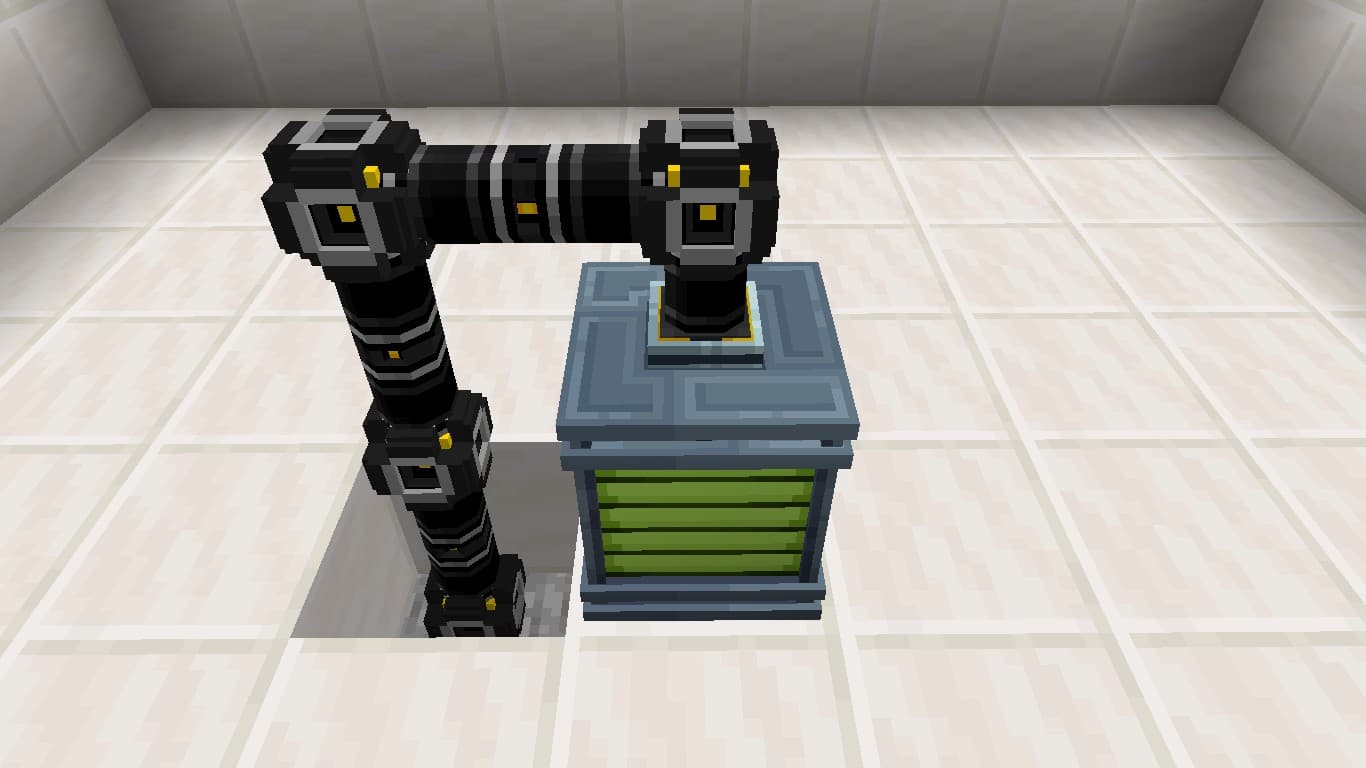 A Lithium Battery block, connected from above.