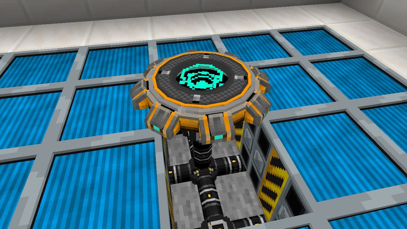 The Teleporter ring, seen from above.