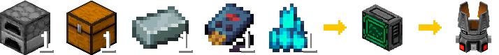 Crafting recipe for the Advanced Furnace