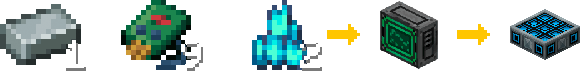 Crafting recipe for the Inscriber