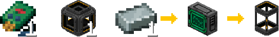 Crafting recipe for the Pipe Connector