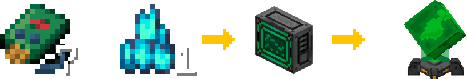 Crafting recipe for the Satellite Localizer