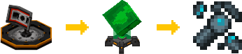 Crafting recipe for the Satellite Parts