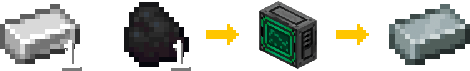 Crafting recipe for the Steel Ingot